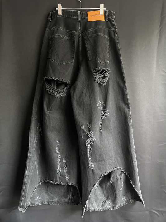 Vetements Destroyed Baggy Denim (33W)