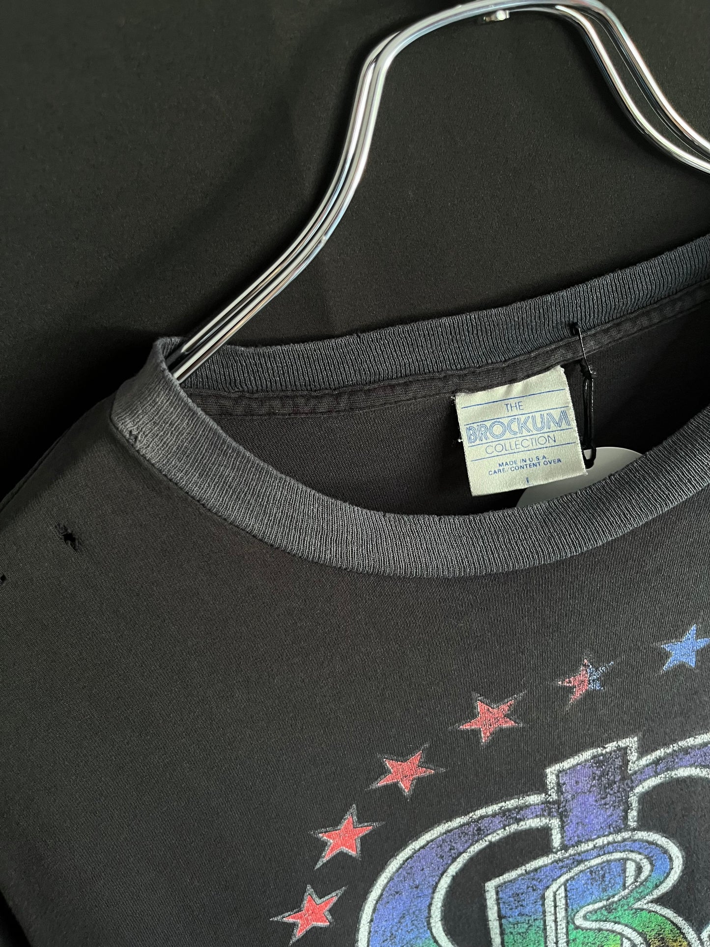 1990 Moody Blues Faded Collar Tour Tee