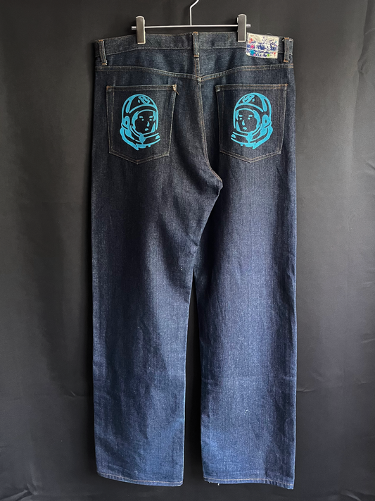 00’s BBC Ice Cream Running Dog Baggy Denim (38W)