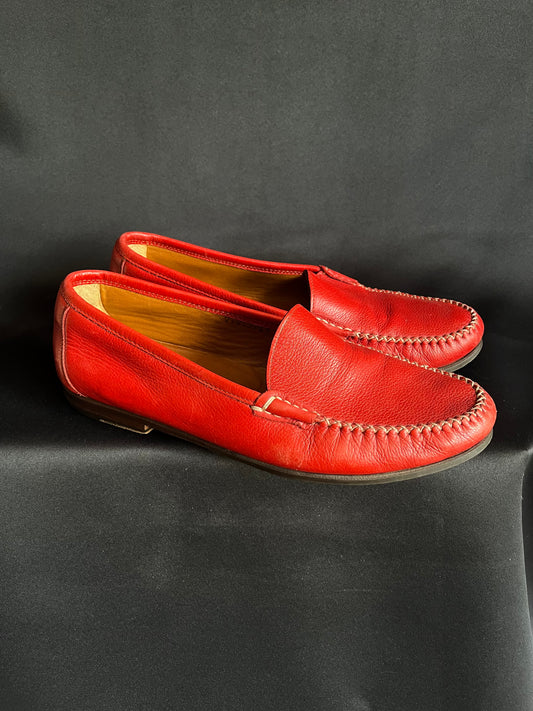 Salvatore Ferragamo Blood Red Leather Loafer (8/8.5US)
