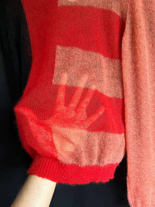 FW19 “Larry” Rick Owens Mohair Knit