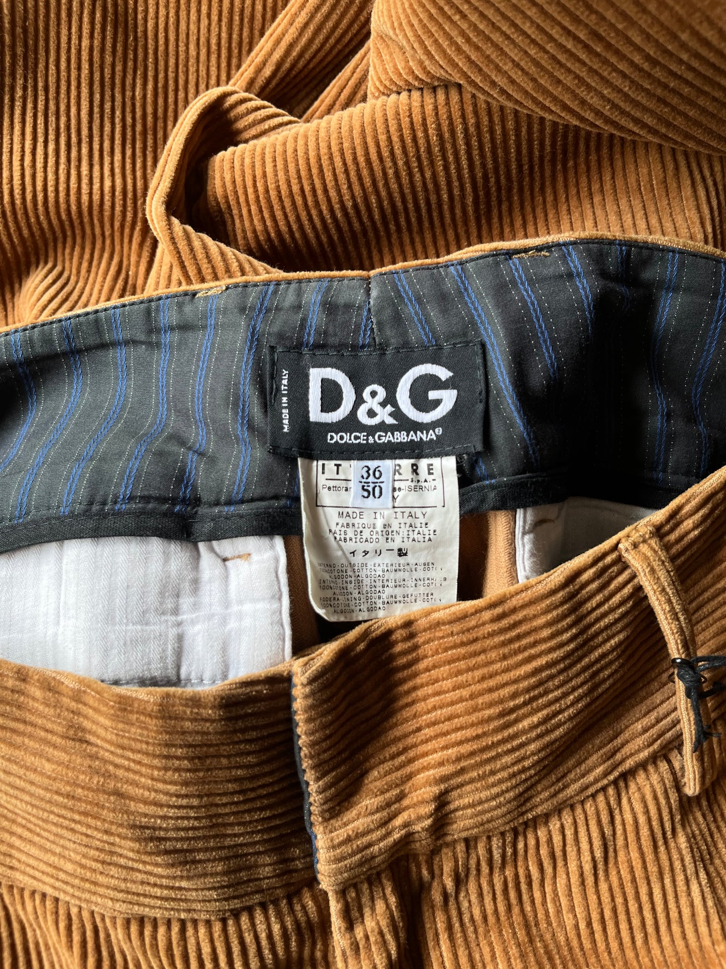 Dolce & Gabbana Corduroy Flares (33/34W)