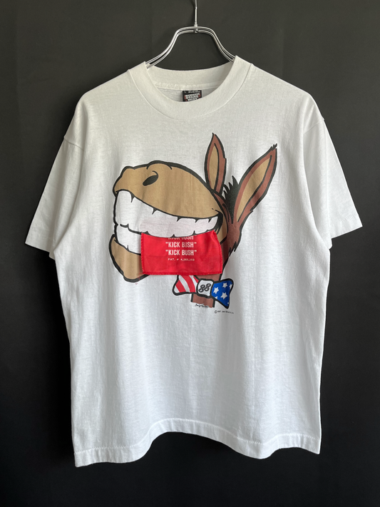 1988 DNC “Kick Bush” Donkey Tee