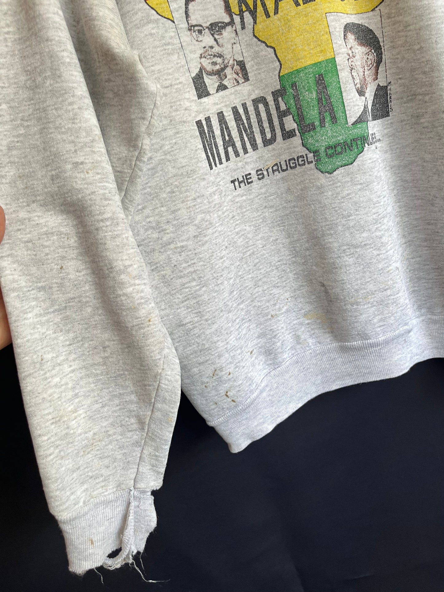 80s Civil Rights Thrashed Crewneck