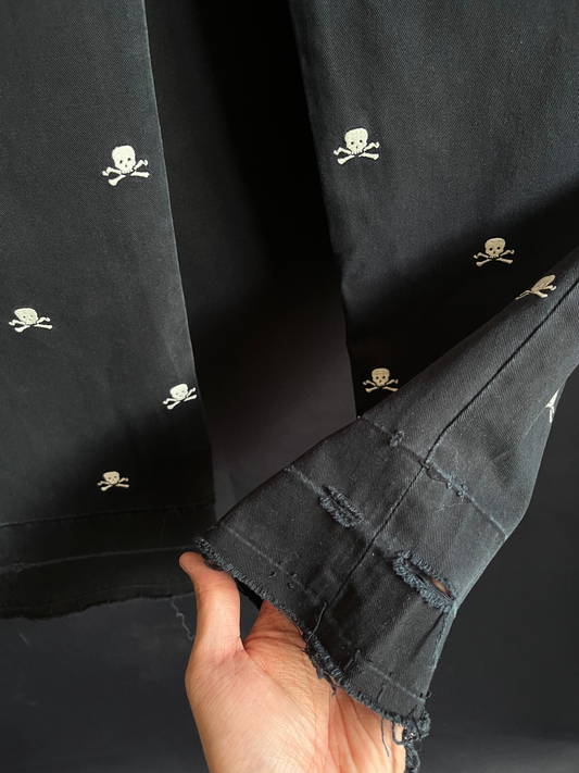Ralph Lauren Rugby Skull & Crossbones Embroidered Chinos (33W)