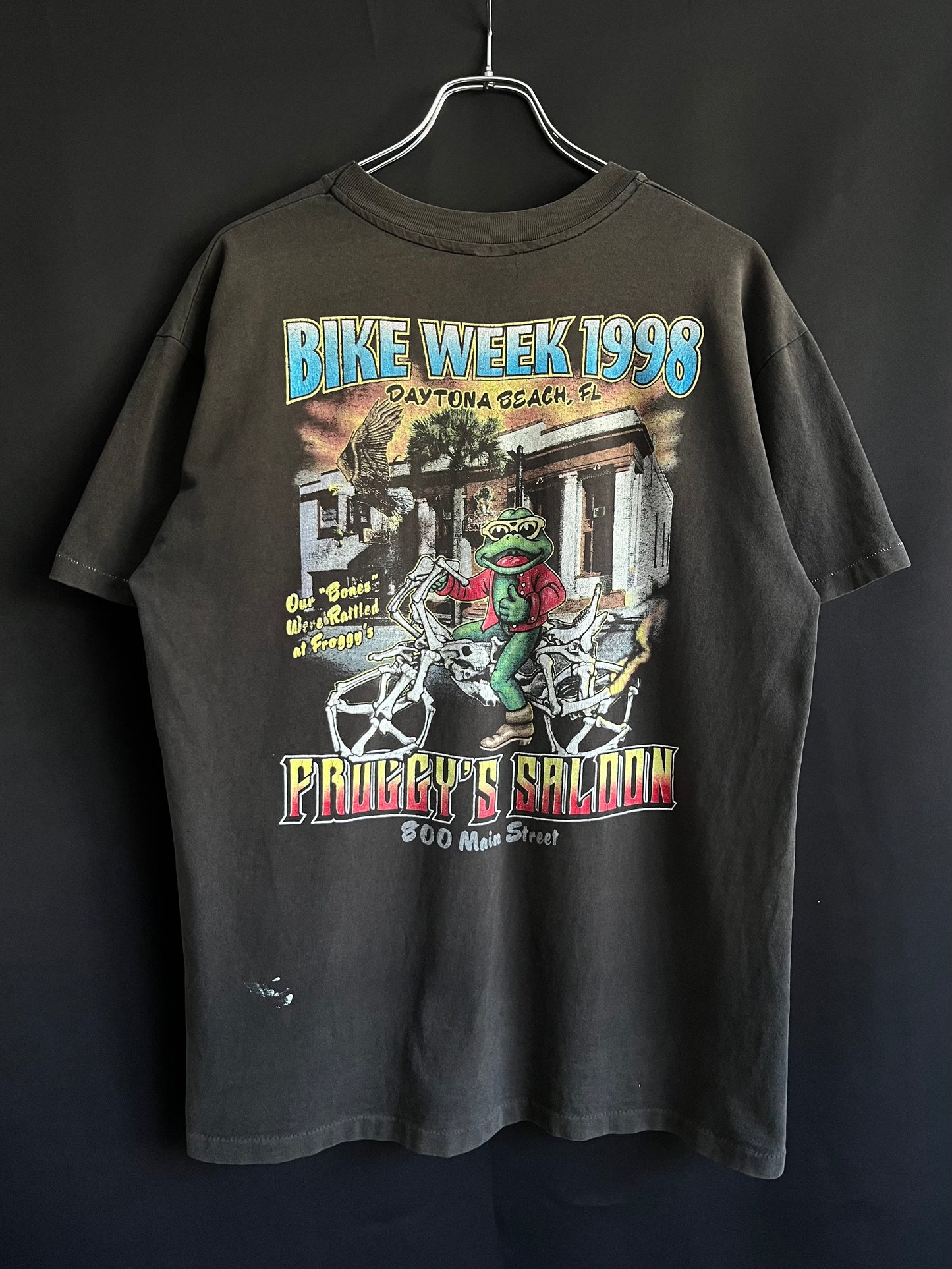 1998 Faded Froggy’s Saloon Bike Week Tee