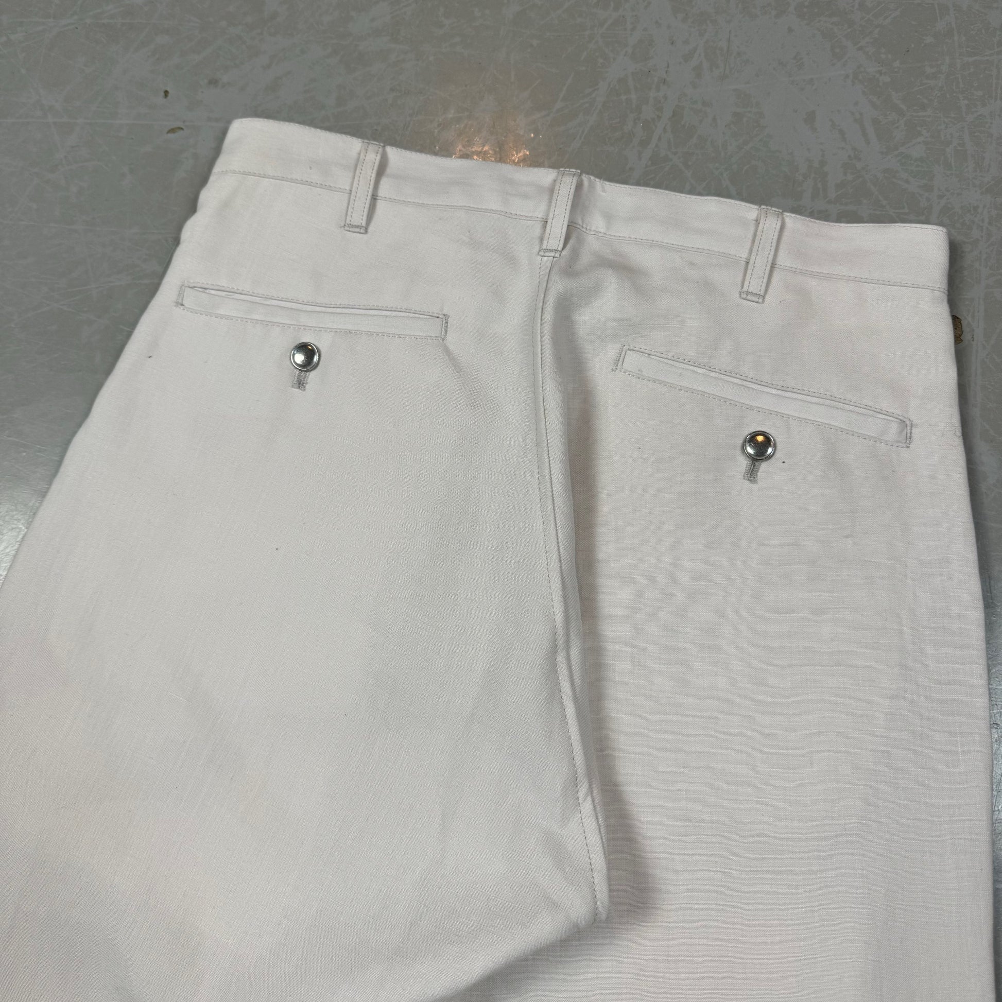 NWT Sulvam Linen Bondage Pants (30W x 33W) image 4