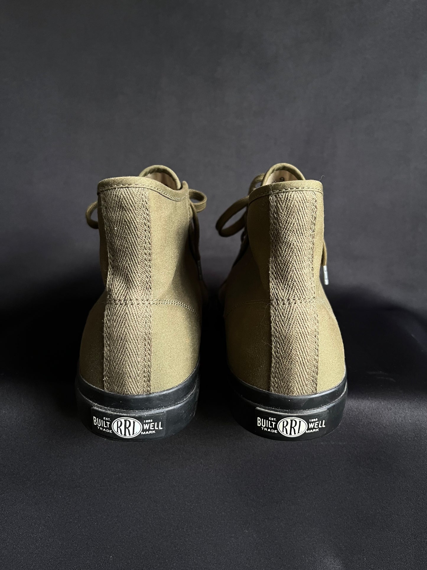 RRL Olive Mayport Canvas Sneaker (9US)