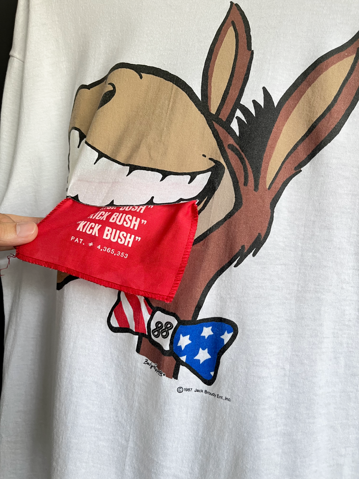 1988 DNC “Kick Bush” Donkey Tee