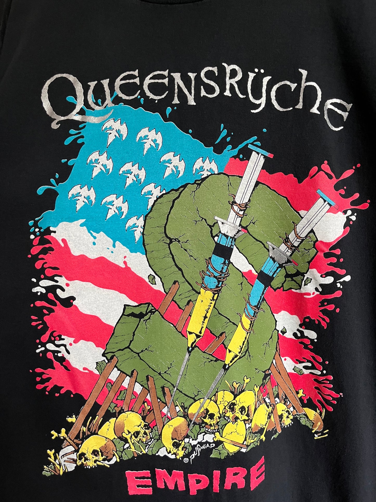 1991 Queensrÿche Empire Tour Tee￼