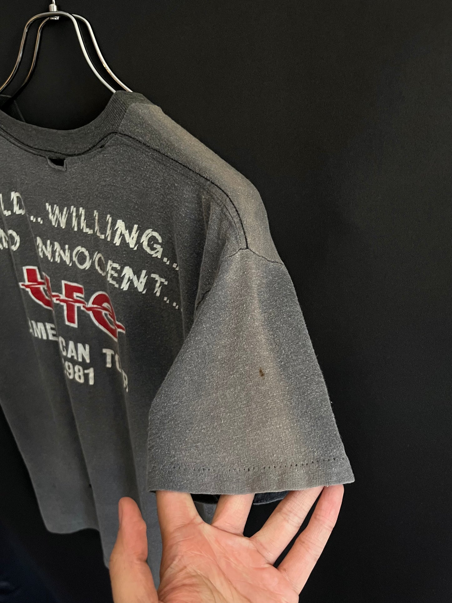 1981 UFO Distressed Tour Tee