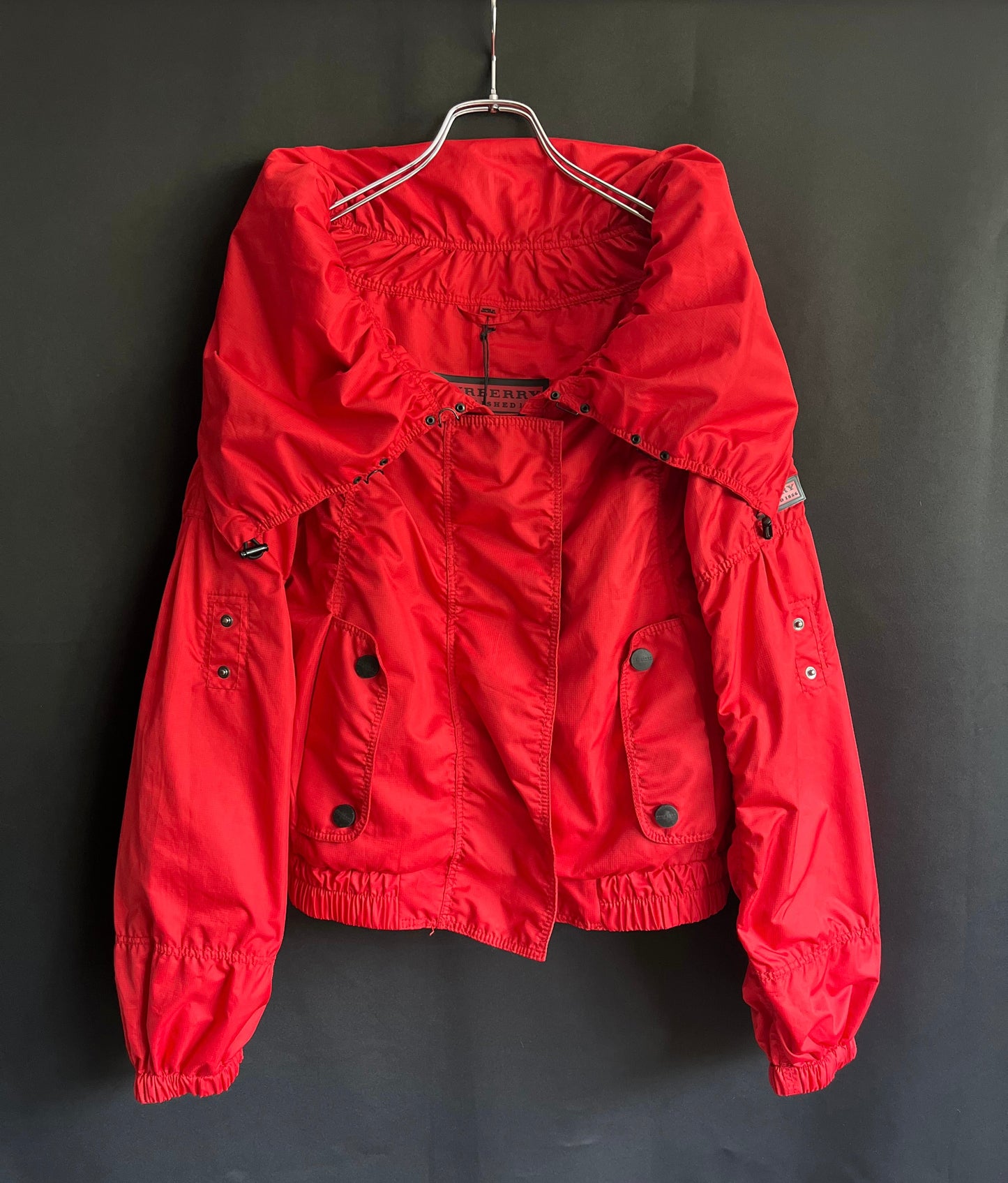 Burberry Drape Collar Cropped Jacket