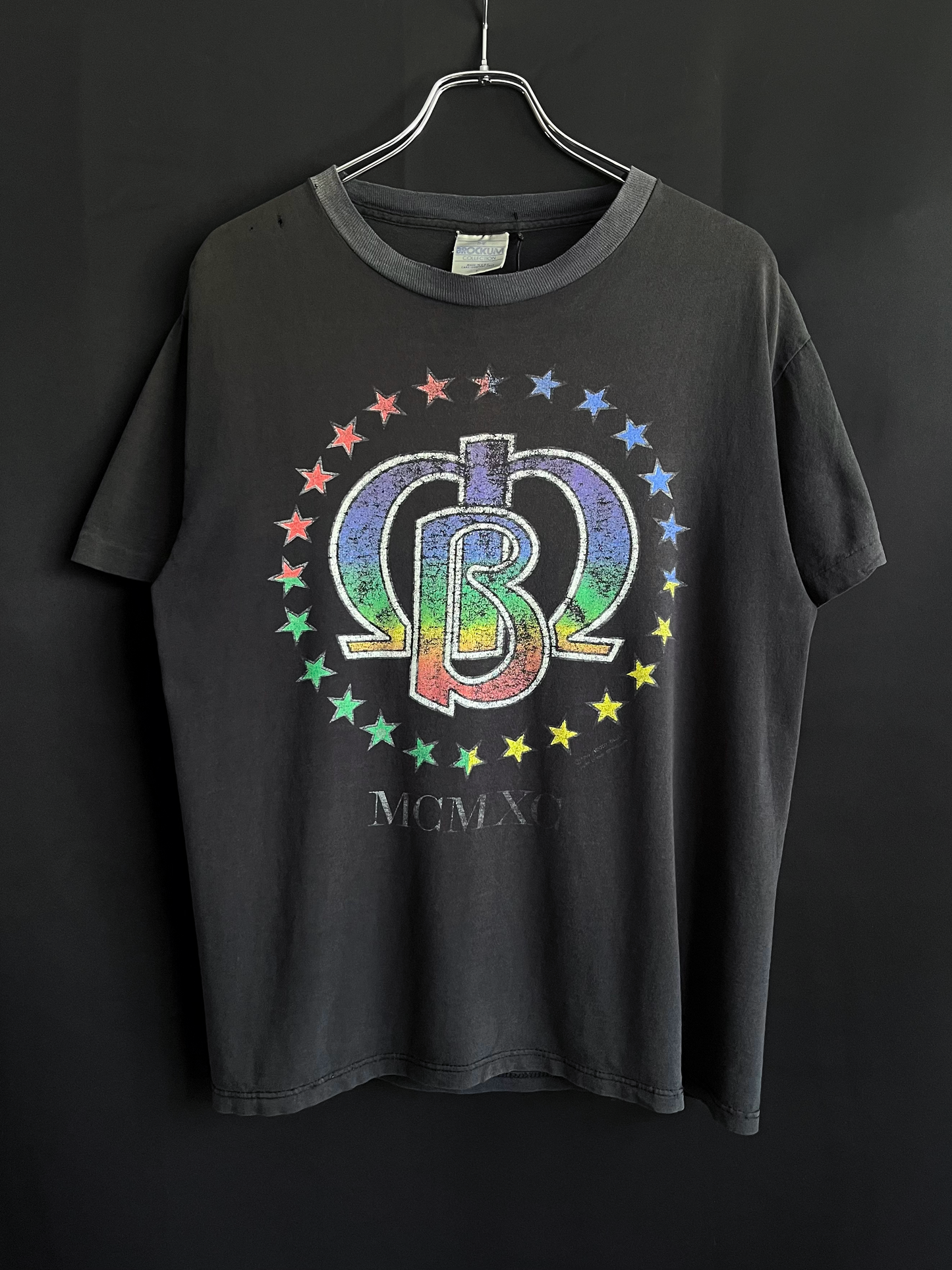 1990 Moody Blues Faded Collar Tour Tee