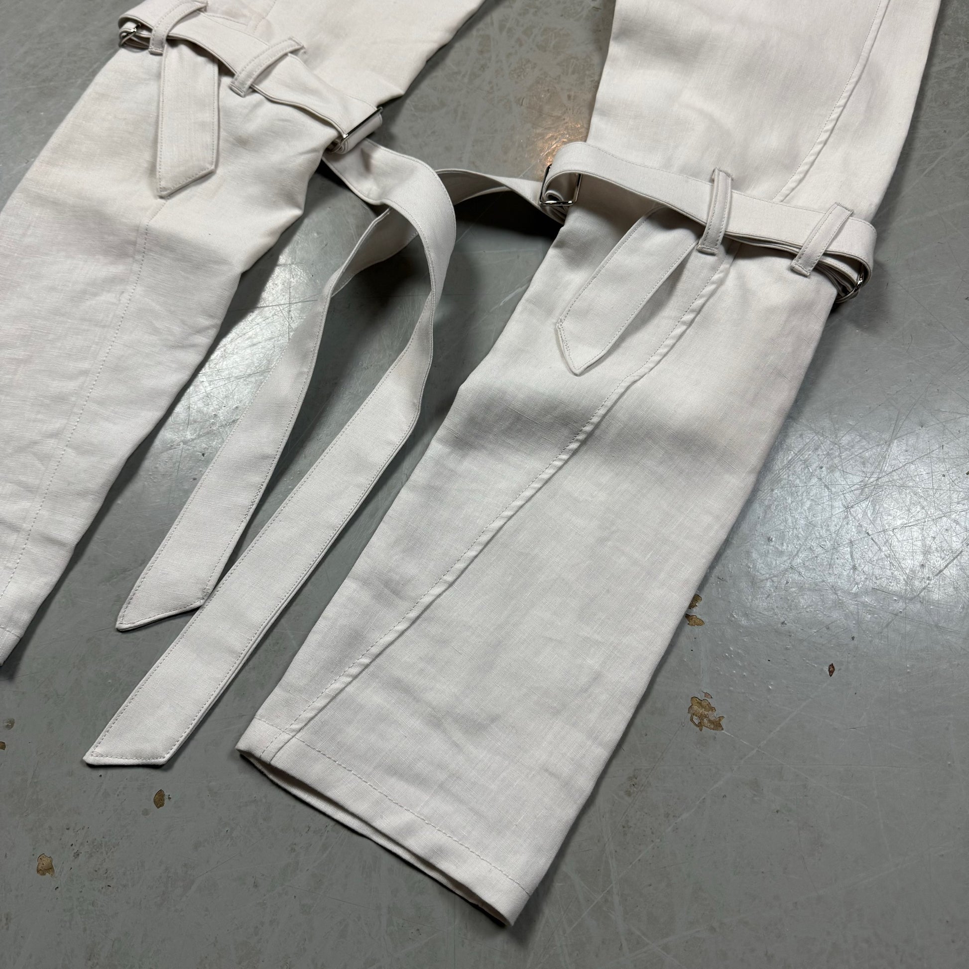 NWT Sulvam Linen Bondage Pants (30W x 33W) image 1